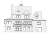 Cape Cod House Plan - Northbridge 56680 - Rear Exterior
