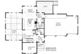 Tudor House Plan - Oakwood 56720 - 1st Floor Plan