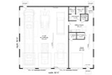 Contemporary House Plan - Raytown 56745 - 1st Floor Plan