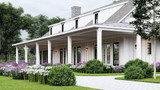 Farmhouse House Plan - Hunter Glenn Cottage A 56804 - Front Exterior