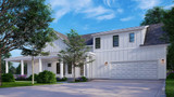 Farmhouse House Plan - Hunter Glenn Cottage A 56804 - Right Exterior