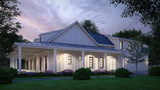 Farmhouse House Plan - Hunter Glenn Cottage A 56804 - Right Exterior