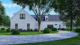 Farmhouse House Plan - Hunter Glenn Cottage A 56804 - Rear Exterior
