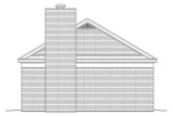 Traditional House Plan - Simpsonville 56850 - Right Exterior