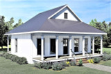Cottage House Plan - 56860 - Left Exterior