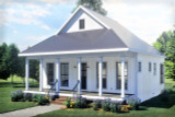 Cottage House Plan - 56860 - Right Exterior