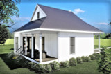 Secondary Image - Cottage House Plan - 56860 - Rear Exterior