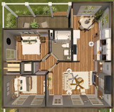 Cottage House Plan - 56860 - 