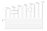 Contemporary House Plan - King River 56863 - Rear Exterior