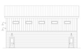 Contemporary House Plan - King River 56863 - Right Exterior