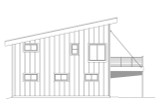 Contemporary House Plan - Penton Place 56977 - Right Exterior