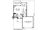 Craftsman House Plan - 57111 - 1st Floor Plan