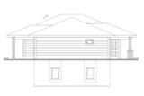 Southern House Plan - 57198 - Left Exterior