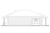 Southern House Plan - 57198 - Right Exterior