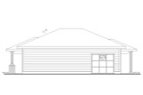 Southern House Plan - 57198 - Right Exterior