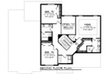 Secondary Image - Craftsman House Plan - 57227 - 2nd Floor Plan