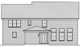 Traditional House Plan - The Westgate 57262 - Rear Exterior