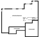 Secondary Image - Craftsman House Plan - Belmont 57317 - Basement Floor Plan