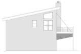 Modern House Plan - Blue Ridge Mountain 57324 - Left Exterior