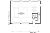 Modern House Plan - Blue Ridge Mountain 57324 - 1st Floor Plan