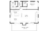 Secondary Image - Modern House Plan - Blue Ridge Mountain 57324 - 2nd Floor Plan