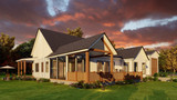 Farmhouse House Plan - Modern Farm 57330 - Rear Exterior