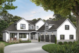 Ranch House Plan - The Stocksmith 57383 - Front Exterior