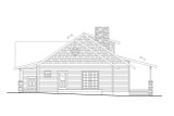 Craftsman House Plan - 57501 - Left Exterior