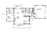 Craftsman House Plan - 57501 - 1st Floor Plan