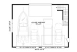 Craftsman House Plan - Bay Shore 2 57613 - 1st Floor Plan