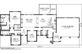 Ranch House Plan - 57650 - 1st Floor Plan