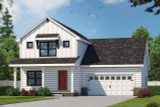 Farmhouse House Plan - Natalie Farm 57676 - Front Exterior