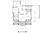 European House Plan - Barnett 57797 - 1st Floor Plan