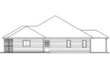 Ranch House Plan - Fieldstone 57911 - Right Exterior