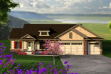 Ranch House Plan - 57967 - Front Exterior
