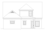 European House Plan - 58016 - Rear Exterior