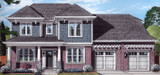 Craftsman House Plan - The Scarborough 58099 - Front Exterior