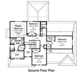 Secondary Image - Craftsman House Plan - The Scarborough 58099 - 2nd Floor Plan
