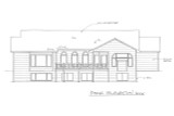 Secondary Image - Traditional House Plan - 58182 - Rear Exterior