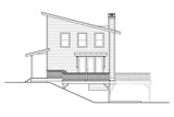Contemporary House Plan - Buchanan 58202 - Right Exterior