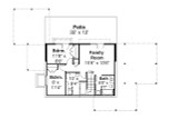 Contemporary House Plan - Buchanan 58202 - Basement Floor Plan