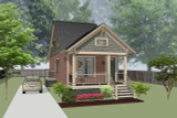 Craftsman House Plan - 58216 - Front Exterior