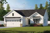 Farmhouse House Plan - Krebs Farm 58232 - Front Exterior