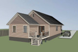 Secondary Image - Cottage House Plan - 58237 - Left Exterior