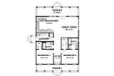 Country House Plan - 58271 - 1st Floor Plan