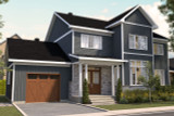 Secondary Image - Farmhouse House Plan - Nikolas 4 58286 - Front Exterior