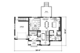 Farmhouse House Plan - Nikolas 4 58286 - 1st Floor Plan