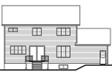 Farmhouse House Plan - Nikolas 4 58286 - Rear Exterior