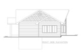 Ranch House Plan - 58305 - Right Exterior