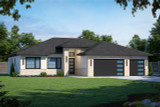 Prairie House Plan - Jackson Modern 58354 - Front Exterior